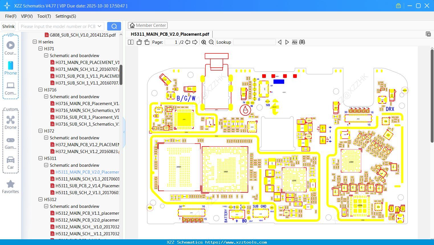 Infinix H5311_MAIN_PCB_V2.0_Placement